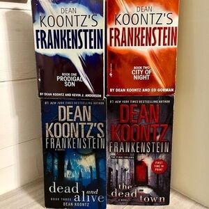 Dean Koontz Frankenstein Series Paperback Books. Set of 4, Books #1,2,3,5